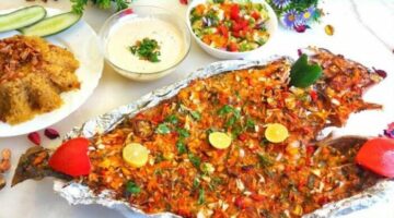 بخطوات سهلة وبسيطة.. طريقة تحضير سمك البوري السنجاري بالخضار