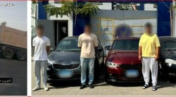 بدء التحقيق مع المتهمين بمطاردة فتاتين على طريق الواحات