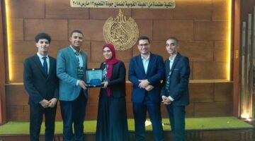 جامعة كفرالشيخ تحصد المركز الثاني في ريادة الأعمال بالملتقى القمي الأول للابتكار المستدام بجامعة طنطا