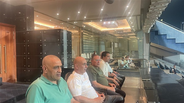 جهاز منتخب مصر يحضر مباراة البنك الأهلي و غزل المحلة