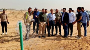 جولة ميدانية لرئيس جهاز العبور الجديدة لمتابعة أعمال المرافق بمنطقة “الأمل” سابقًا