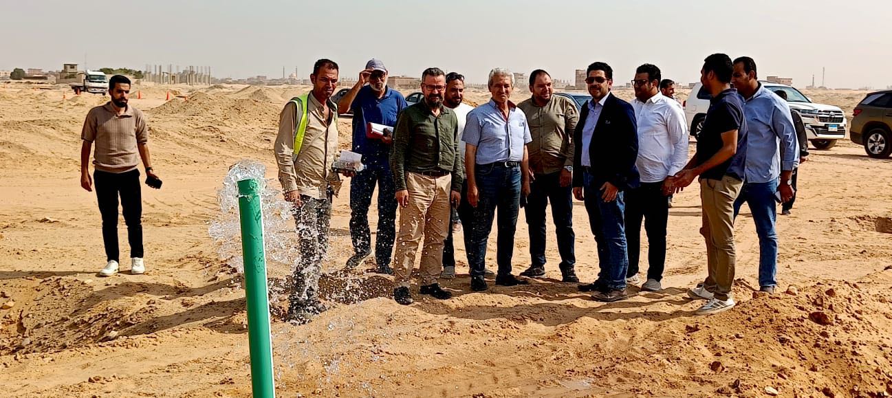 جولة ميدانية لرئيس جهاز العبور الجديدة لمتابعة أعمال المرافق بمنطقة “الأمل” سابقًا