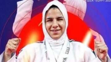 رئيس جامعة القاهرة يهنئ الطالبة أمنية الحسينى لفوزها في منافسات بطولة لجودو المكفوفين