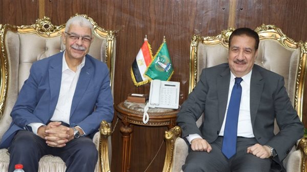 رئيس جامعة المنوفية ومحافظ المنوفية يبحثان آفاق التعاون المشترك