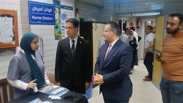 رئيس جامعة بنها يتفقد مستشفى بنها الجامعي للاطمئنان على الخدمة الطبية المقدمة للمرضى