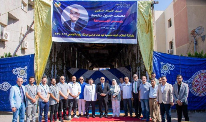 رئيس جامعة طنطا يتفقد مقر الإدارة الطبية في مجمع الكليات بسبرباي