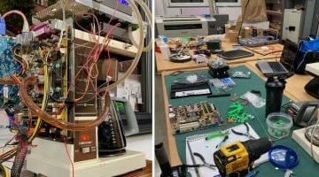 شاب يحول “كوفى ماشين” عمرها 40 عاما إلى حاسوب يعمل على تحضير القهوة