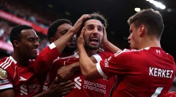 صلاح يشارك في فوز ليفربول على آرسنال بالدوري الإنجليزي