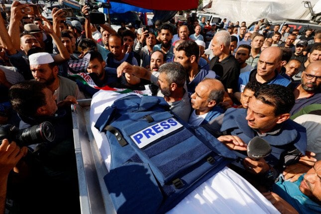 عمرو الليثي ينعى ويدين استهداف الصحفيين في غزة