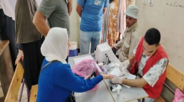 كشف وعلاج بالمجان لـ297مواطنًا خلال قافلة سكانية شاملة بالمحمودية في البحيرة