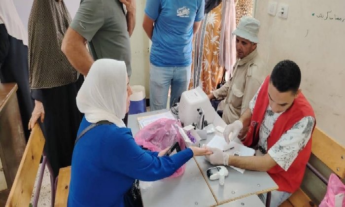 كشف وعلاج بالمجان لـ297مواطنًا خلال قافلة سكانية شاملة بالمحمودية في البحيرة