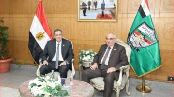 لـ تهنئته بالمنصب الجديد.. المهندس حاتم نبيل يزور رئيس هيئة قضايا الدولة