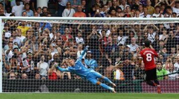 مانشستر يونايتد يتعادل مع فولهام في الدوري الإنجليزي