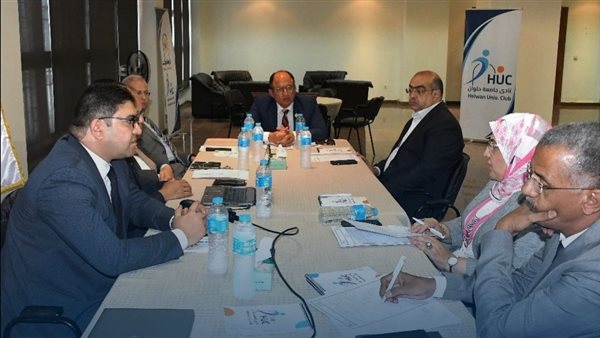 مجلس إدارة نادي جامعة حلوان يستعرض إنجازات رياضية وثقافية جديدة