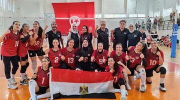 منتخب ناشئات الطائرة يهزم تونس ويصعد لنهائي بطولة إفريقيا بتونس