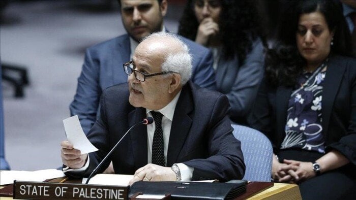 مندوب فلسطين بمجلس الأمن: يجب وقف الإبادة الجماعية في قطاع غزة