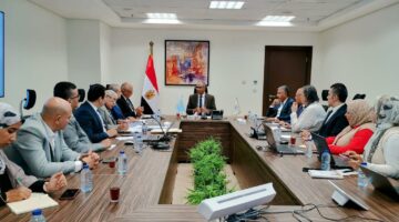 نائب وزير الإسكان يترأس اجتماع اللجنة التوجيهية لمشروع إدارة الحمأة في مصر