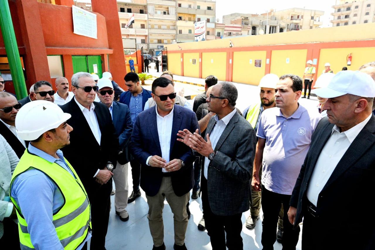 وزير الإسكان ومحافظ الغربية يتفقدان محطة مياه نهطاي الارتوازية ضمن مشروعات “حياة كريمة” بزفتى
