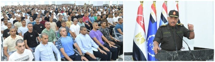 وزير الدفاع يتفقد اختبارات القبول بالأكاديمية والكليات العسكرية