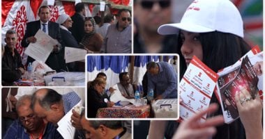 تدفق أعضاء نادي الزهور للإدلاء برأيهم في لائحة النظام الأساسي.. صور