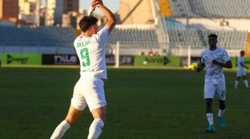 المصرى يتعادل مع غزل المحلة 1-1 في الشوط الأول بالدورى..فيديو