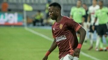سيراميكا يهزم سموحة بهدف أوجولا ويصعد للمركز الرابع بجدول الدورى