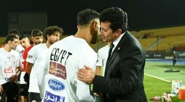 وزير الرياضة يشهد مران المنتخب الوطنى استعدادا لمباراة إثيوبيا بتصفيات المونديال