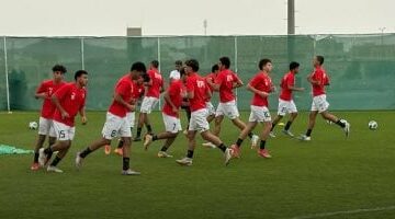 منتخب مصر مواليد 2008 يختتم تحضيراته لمواجهة البحرين في كأس الخليج