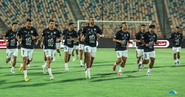 منتخب مصر يواصل تدريباته باستاد القاهرة استعدادا لمواجهة إثيوبيا.. صور