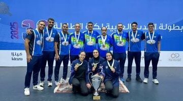 سيدات بتروجت يتوجن ببطولة الأندية العربية لتنس الطاولة (صور)