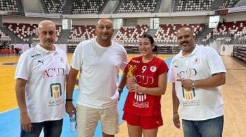 شروق محمود أفضل لاعبة في مباراة مصر و زامبيا  ببطولة أفريقيا  لليد بالجزائر