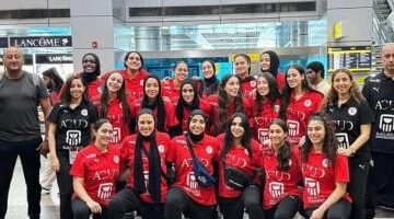 منتخب ناشئات اليد فى مواجهة تونس ببطولة أفريقيا بالجزائر