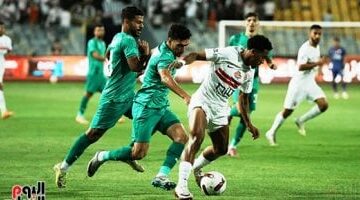 15 دقيقة مشتعلة بين الزمالك والمصرى و4 فرص مهدرة.. صور