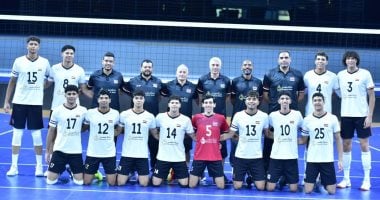 شباب الطائرة أمام أوغندا فى بطولة أفريقيا بمصر