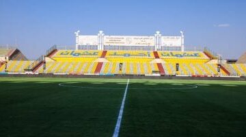 استاد المقاولون العرب فى أبهى صوره قبل استضافة مباراة الأهلي وإنبي