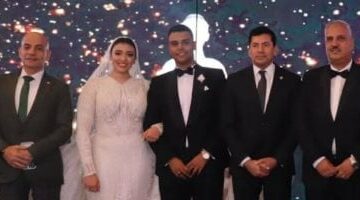 مدير مديرية الشباب والرياضة بالجيزة يحتفل بزفاف نجله.. صور
