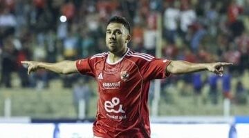 محمود تريزيجيه رجل مباراة الأهلى وإنبى فى دورى نايل