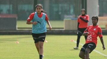 منتخب مصر للكرة النسائية تحت 20 سنة يختتم تدريباته قبل السفر إلى غينيا الاستوائية