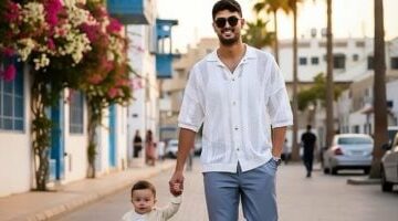 مهاجم المقاولون الفلسطيني عن ابنه المحتجز فى غزة: لم يجمعني بك حضن ولا لمسة