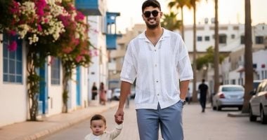 مهاجم المقاولون الفلسطيني عن ابنه المحتجز فى غزة: لم يجمعني بك حضن ولا لمسة