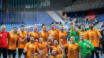 فوز رجال يد البنك الأهلي علي الحشد العراقي 38 – 27  بالبطولة العربية