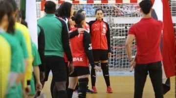 ناشئات اليد أمام غينيا فى بطولة أفريقيا بالجزائر