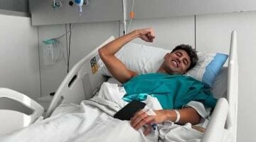 المصرى يطمئن على يوسف الجوهرى بعد جراحة الأربطة بأسبانيا