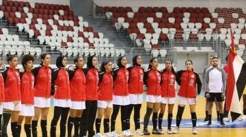 فوز ناشئات اليد أمام غينيا 24-20 فى بطولة أفريقيا بالجزائر