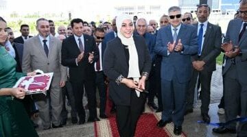وزير الرياضة ورئيس هيئة قناة السويس يفتتحان صالة سارة سمير لرفع الأثقال بالقرية الأولمبية