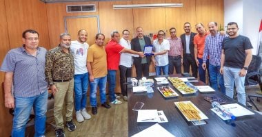 أحمد دياب يزور “اليوم السابع” ويُشيد بدورها فى دعم الرياضة المصرية