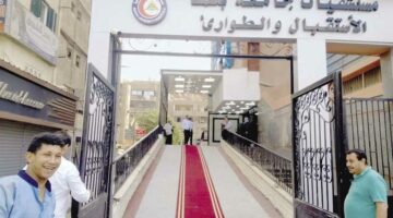 حقيقة اقتحام شخص قسم استقبال مستشفى بنها الجامعي بدراجة نارية