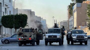 اشتباكات مسلحة بين عناصر الأمن ومدنيين في طرابلس (فيديو)