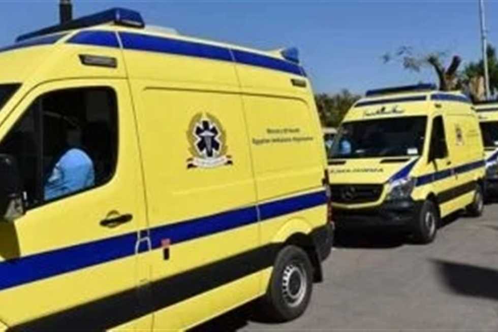 مصرع شاب وإصابة 2 آخرين فى حادث تصادم ببني سويف