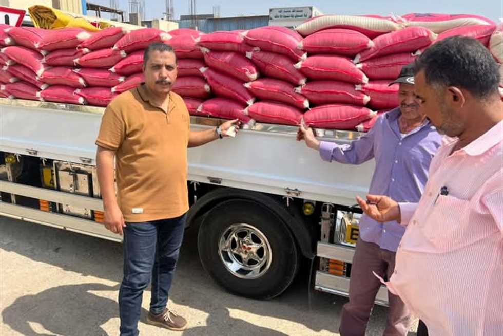 ضبط 13 طن أرز أبيض بدون فواتير في حملة تموينية بالشرقية